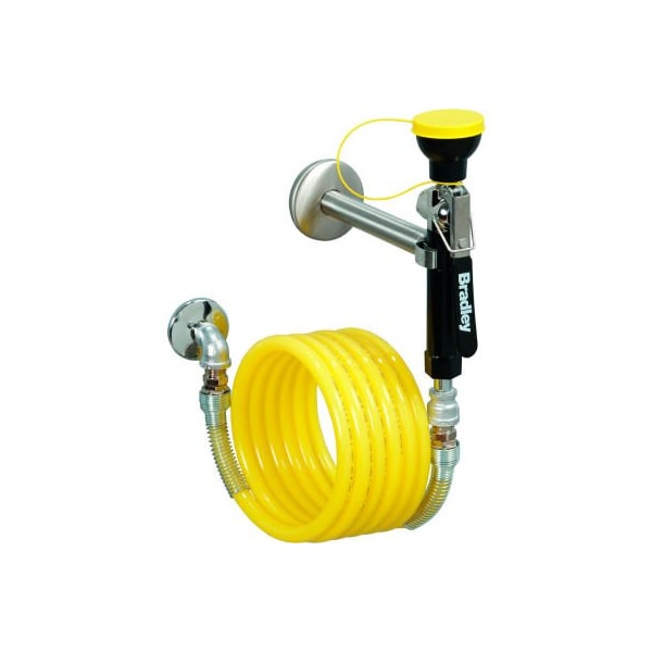 Bradley Bradley S1944011CBC Wall-Mounted Hand-Held Hose Spray with 12' Hose S1944011CBC - main
